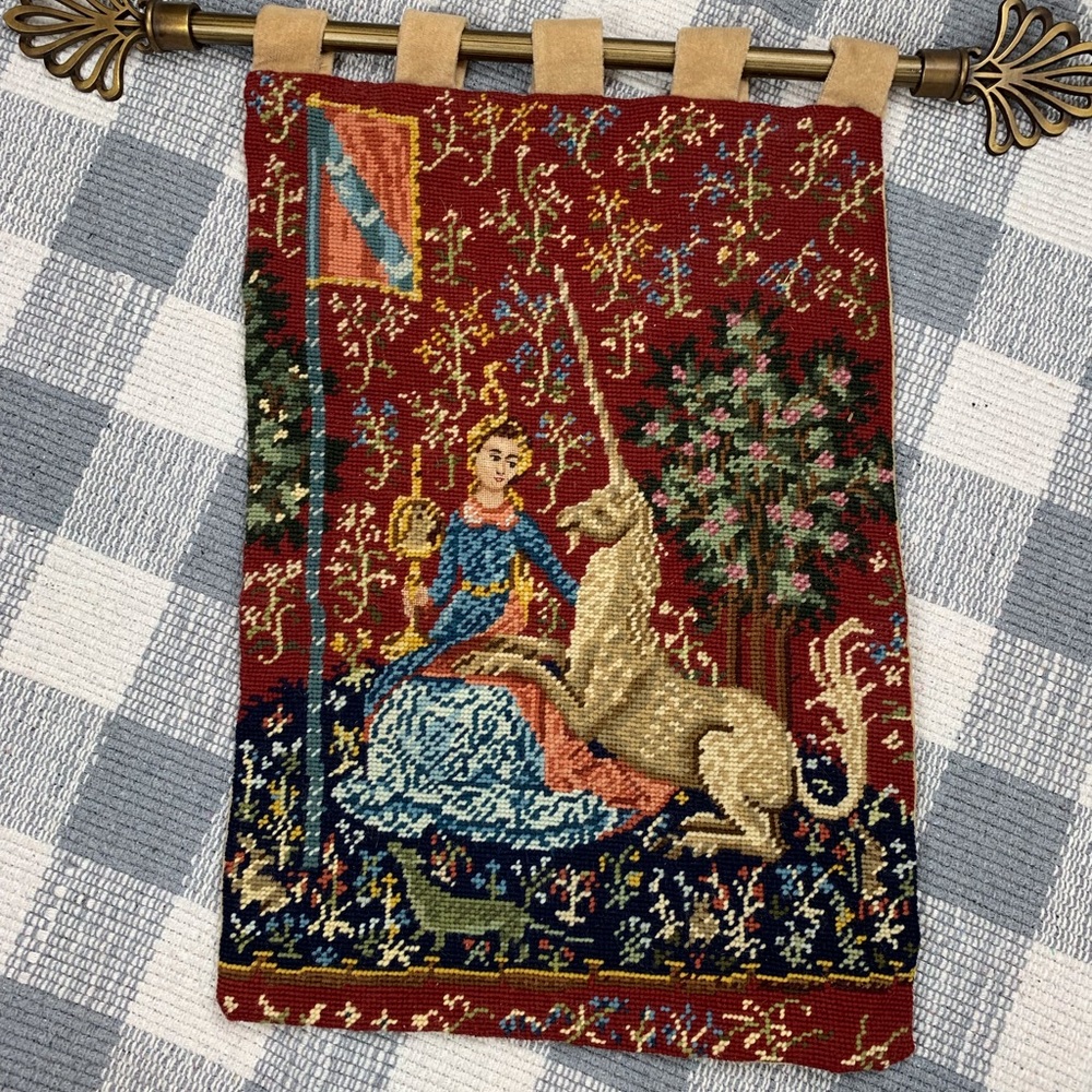 Handwoven The Lady and the Unicorn Tapestry